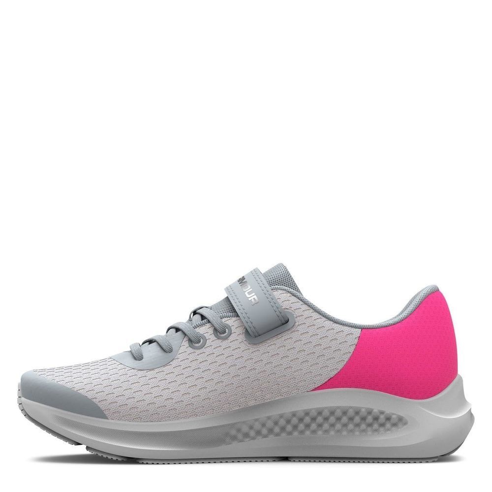 Under Armour Kids Sneakers in Gray and Pink
